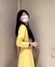 GARNUO黃色長(cháng)袖連衣裙子女2026新款春秋冬法式氣質(zhì)高級感禮服裙收腰長(cháng)裙 黃色【長(cháng)袖長(cháng)款】 S 【80-100斤】 曬單實(shí)拍圖