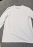 京東京造【10A抗菌T】長(cháng)袖t恤男衛衣打底衫衣服白小T男裝 白色 M 曬單實(shí)拍圖