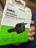 貝爾金（BELKIN）車(chē)載充電器75W快充自帶線(xiàn) 點(diǎn)煙器車(chē)充轉換器擴展 三臺設備同時(shí)充 內置伸縮線(xiàn) 黑色 曬單實(shí)拍圖