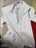 棉致襯衫男純色長(cháng)袖垂感襯衣港風(fēng)休閑潮流簡(jiǎn)約上衣 白色 XL  曬單實(shí)拍圖
