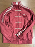 adidas明星同款新年款新中式休閑寬松外套男女秋冬阿迪達斯三葉草 紅色   M 曬單實(shí)拍圖