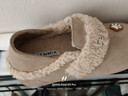 天美意絨絨拿鐵休閑勃肯鞋厚底女鞋子一腳蹬懶人單鞋2026新款牛皮 滿(mǎn)幫款-卡其色 37 曬單實(shí)拍圖