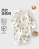 婧麒（JOYNCLEON）嬰兒衣服春秋季男女寶寶連體衣新生兒棉毛哈衣純棉長(cháng)袖爬服四季 青蛙樂(lè )園 73cm 【6-9個(gè)月 體重7.2-9kg】 曬單實(shí)拍圖