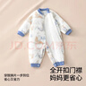 貝肽斯嬰兒衣服秋冬裝寶寶連體衣純棉男女新生兒小月齡夏季睡衣爬服 曬單實(shí)拍圖