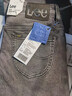 Lee商場(chǎng)同款413高腰小直腳羊毛保暖黑灰色女牛仔褲 黑灰色 26 曬單實(shí)拍圖