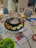 蘇貞電燒烤爐家用涮烤一體兩用烤肉盤(pán)電火鍋輕油少煙分離式烤肉鍋鴛鴦火鍋多功能韓式電烤盤(pán)烤肉烤串 白色火鍋可分離圓鍋【3-12人用】 曬單實(shí)拍圖