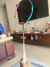 李寧戰戟8000全碳素控制型高端拍4U綠粉羽毛球拍單支拍無(wú)線(xiàn)AYPT369 曬單實(shí)拍圖