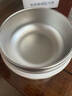 英氏（YEEHOO）寶寶輔食碗嬰兒專(zhuān)用米粉注水保溫碗恒溫不銹鋼兒童全套餐具碗 曬單實(shí)拍圖
