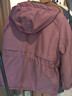 纖莉秀【都市獵人】巴恩風(fēng)防水防污保暖派克服棉服大碼胖mm冬裝款4238 暗紫紅 XL 曬單實(shí)拍圖