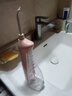 拜爾（BAIR） M3電動(dòng)沖牙器家用便攜式 清潔口腔洗牙器水牙線(xiàn)沖洗器潔牙器牙套清洗 送男女朋友禮物 M3Plus 300ml大水箱 粉色 5支噴頭 曬單實(shí)拍圖