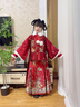 DOMIAMIAKIDS漢服女童馬面裙古裝冬季過(guò)年服拜年服套裝加厚兒童中國風(fēng)唐裝 《向陽(yáng)而生》三件套（送毛領(lǐng)） 130 （建議身高126-135cm/體重50-60斤） 曬單實(shí)拍圖