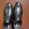 海瀾之家HLA皮鞋男士商務(wù)休閑秋冬德比正裝鞋子男H135/H171 黑色45 曬單實(shí)拍圖