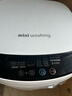 奧克斯（AUX）迷你洗衣機 全自動(dòng)小型嬰兒兒童寶寶內衣波輪洗衣機 帶甩干烘干洗脫一體 【國補】6KG洗脫容量白色【高溫煮洗】 曬單實(shí)拍圖