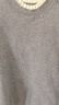 百圖（betu）女裝2025年冬季新款毛衣撞色領(lǐng)簡(jiǎn)約顯瘦長(cháng)袖針織衫上衣女2510T35 灰色 M 曬單實(shí)拍圖