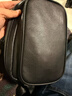 瑪西奴2025新款斜挎包男士單肩包真皮背包頭層牛皮手機包通勤小包掛包潮 黑色 曬單實(shí)拍圖