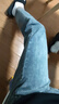 真維斯（Jeanswest）牛仔褲男春秋季新款高端純棉復古直筒男褲潮流男士百搭休閑長(cháng)褲子 302懷舊藍 34 （2尺7）建議150-160斤穿 曬單實(shí)拍圖
