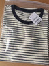 佐丹奴T恤女純棉航海系撞色條紋圓領(lǐng)七分袖上衣女13325213 曬單實(shí)拍圖