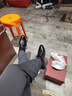 Walker Shop男士高端皮鞋男款商務(wù)正裝男鞋通勤休閑內增高大碼皮鞋結婚婚鞋 高檔黑色【品牌男鞋 禮盒包裝】 40 曬單實(shí)拍圖