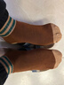 雅鹿襪子男女情侶襪中筒秋冬季加絨加厚底保暖毛圈襪潮流長(cháng)冬天襪女士 顏色混搭 5雙 均碼 曬單實(shí)拍圖