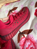 阿迪達斯YEEZY350魔鬼辣椒椰子透氣新年紅男女休閑鞋GW6945 45 曬單實(shí)拍圖