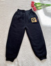 真維斯兒童加絨褲子新年男童羊羔絨長(cháng)褲女童加厚保暖褲中大童馬年童裝 黑 印章小馬X 140 曬單實(shí)拍圖