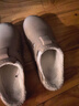 稻草人棉拖鞋男女勃肯毛拖鞋居家用一腳蹬加絨情侶冬戶(hù)外防滑 棕棉38-39 曬單實(shí)拍圖