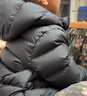 保姆鵝 兒童羽絨服男童女童連帽中長(cháng)款加厚防風(fēng)保暖羽絨外套[NG2747] 炭黑 100 曬單實(shí)拍圖