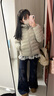 舒芳蝶（shufangdie）2025新款冬季排骨羽絨棉服女韓系顯瘦短款高級感棉襖情侶外套 云霧灰 M 曬單實(shí)拍圖