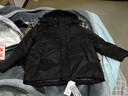 羅蒙（ROMON）鵝絨羽絨服男士2025新款冬季極寒加厚保暖外套商務(wù)休閑短款羽絨服 黑色【抗寒零下30攝氏度】 M 115-135斤 曬單實(shí)拍圖