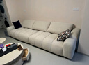 法莎蒂奶酥沙發(fā)棉花糖泡芙雪尼爾可拆洗調節靠包布藝沙發(fā)小戶(hù)型客廳直排 2.8米多人位(靠包可拆洗) 【時(shí)尚版·軟硬適中】雪尼爾嬰兒絨 曬單實(shí)拍圖