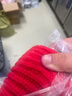 麓格立紅色圍巾女2025冬季新款高顏值中國紅節日圍巾針織圍脖本命年禮物 圍巾【紅色】 曬單實(shí)拍圖