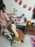 龍承匠人兒童學(xué)習椅自動(dòng)追背中小學(xué)生寫(xiě)作業(yè)寫(xiě)字椅子家用可升降調節座椅 升級頭枕+一鍵追背+乳膠坐墊 咖 贈原裝椅套 曬單實(shí)拍圖