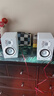 雅馬哈（YAMAHA）HS3/HS4/HS5/HS7/HS8樂(lè )器音響監聽(tīng)音箱工作室錄音棚游戲專(zhuān)業(yè)有源 HS4白色一對【贈音箱墊+音頻線(xiàn)】 曬單實(shí)拍圖