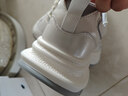 百麗厚底老爹鞋學(xué)生女輕量運動(dòng)休閑鞋B4P1DAM6 太空灰 38 曬單實(shí)拍圖