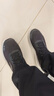 斯凱奇（Skechers）閃穿健步鞋男秋新款足弓支撐一腳蹬休閑鞋寬頭跑步鞋運動(dòng)鞋217075 曬單實(shí)拍圖