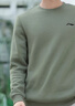 李寧（LI-NING）運動(dòng)衛衣男26春季圓領(lǐng)套頭無(wú)帽簡(jiǎn)約純色寬松休閑鍛煉健身長(cháng)袖上衣 曬單實(shí)拍圖