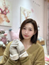 溥畔羊毛皮毛一體手套女士冬季保暖防寒羊絨加絨加厚騎行可觸屏2026新 卡其色【手機可觸屏】 均碼 曬單實(shí)拍圖