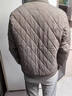皮爾卡丹（pierre cardin）2025格子棉服夾克男士冬季新品輕薄保暖翻領(lǐng)棉襖時(shí)尚休閑棉衣外套 灰色 XL 180碼/建議135-155斤 曬單實(shí)拍圖