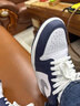 耐克（NIKE）鞋子aj男鞋 Air Jordan 1 Low 低幫男子運動(dòng)休閑鞋籃球鞋 553558-141 白藍 42 曬單實(shí)拍圖