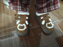 啄木鳥(niǎo)路十三秋冬加絨魔術(shù)貼女鞋2025新款原創(chuàng  )設計小眾板鞋學(xué)生保暖棉鞋 棕色 35 曬單實(shí)拍圖