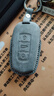靠森（Kaooseen）適用吉利遠景s1新遠景x3鑰匙包亞運版折疊車(chē)專(zhuān)用扣帝豪鑰匙套 吉利A款【灰色+指環(huán)扣】 曬單實(shí)拍圖