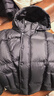 太平鳥(niǎo)男裝 【95%進(jìn)口鴨絨】連帽羽絨服冬面包服防寒短款排骨外套 15D暗影黑(闊型)第三批 M 曬單實(shí)拍圖