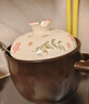 京嚴砂鍋煲湯鍋家用陶瓷鍋煲仔飯鍋燉鍋煤氣燃氣灶耐高溫湯鍋沙鍋石鍋 【冷熱不開(kāi)裂】適合2-5人使用 3L 燒裂免費換新 曬單實(shí)拍圖