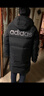 阿迪達斯（adidas）男 LINEAR MID LENGTH DOWN JACKET 羽絨服 KQ5514 黑色 XL 曬單實(shí)拍圖