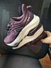 足力健老人鞋冬季休閑運動(dòng)鞋散步鞋軟底輕便媽媽鞋 6214K絳紫37 曬單實(shí)拍圖