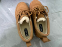 百麗男鞋牛皮防滑加毛保暖雪地靴男25冬東北毛毛鞋A2258DM5 駝色 41 曬單實(shí)拍圖