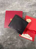 袋鼠錢(qián)包男士真皮2025新款短款錢(qián)夾高端三折頁(yè)牛皮夾生日禮物爸爸卡包 橫款（禮盒裝） 曬單實(shí)拍圖