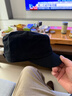 Siggi 帽子男春夏大頭圍鴨舌帽戶(hù)外帽子短帽檐平頂帽休閑全棉防曬帽子 黑色 M 58-60CM 曬單實(shí)拍圖