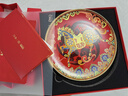緯廷文創(chuàng  )總臺春晚2026馬年春碗擺盤(pán)伴手禮高級感新年生肖禮過(guò)年送禮盒 一馬當先擺盤(pán)（中國紅） 曬單實(shí)拍圖
