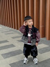 樂(lè )迪輝男童套裝兒童衛衣衛褲春秋裝寶寶時(shí)尚休閑洋氣馬甲三件套小孩衣服 三件套配黑色褲 100 碼/身高90-100cm(2-3歲) 曬單實(shí)拍圖